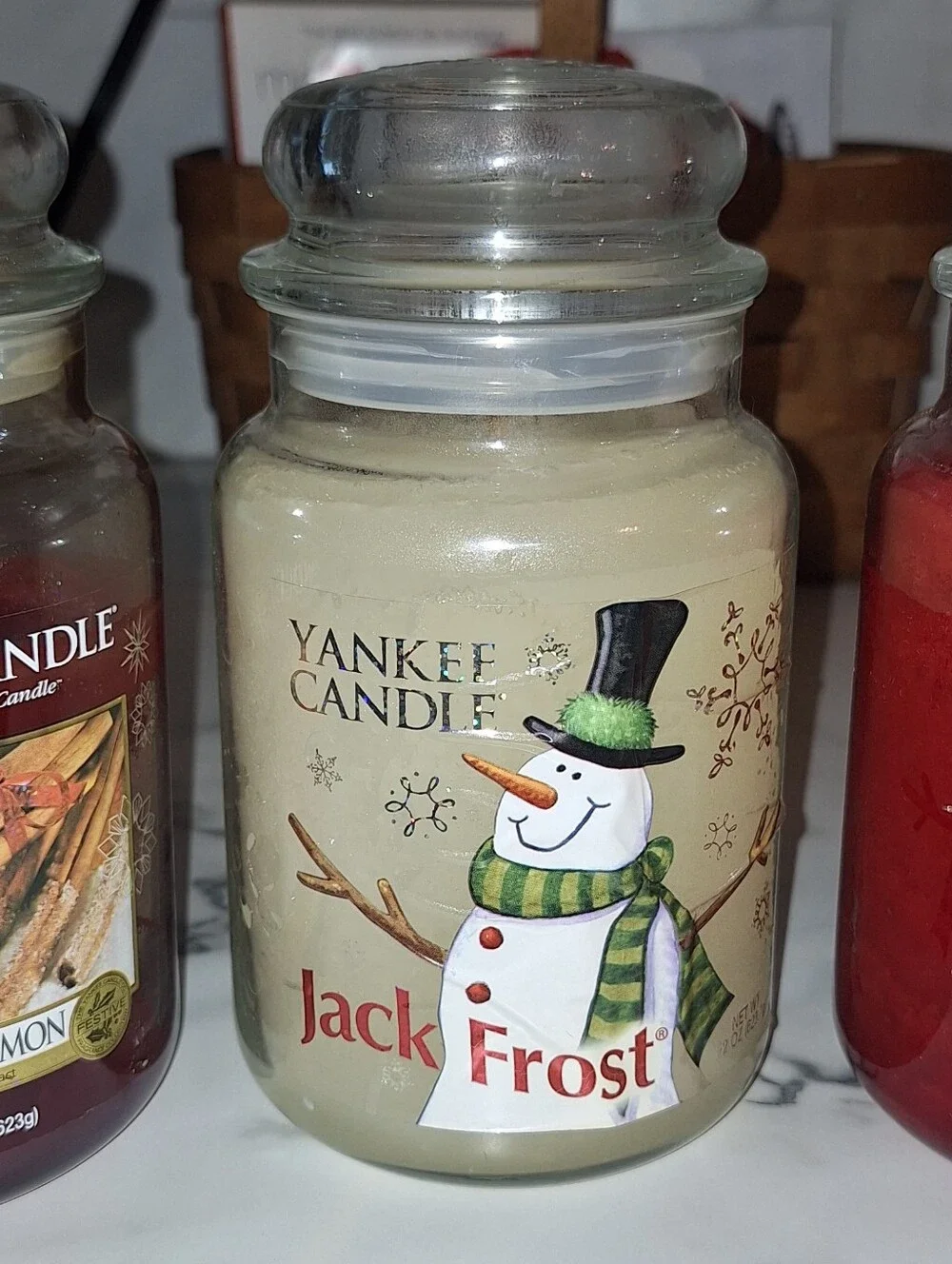 Yankee Candle Jack Frost Holiday Jar Candle